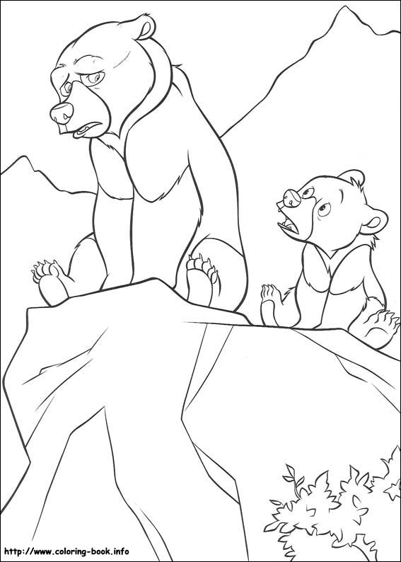 Brother Bear coloring picture